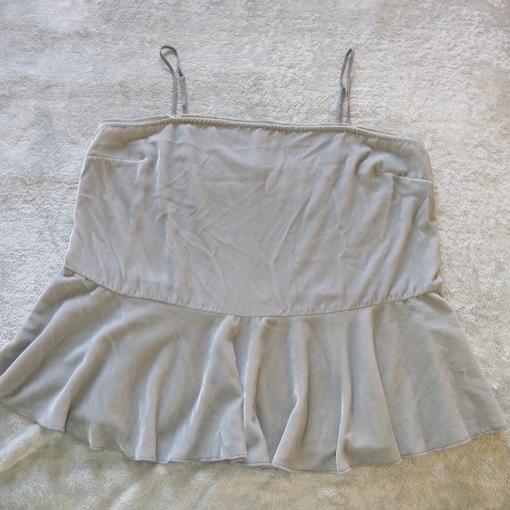 Free people velvet tank top